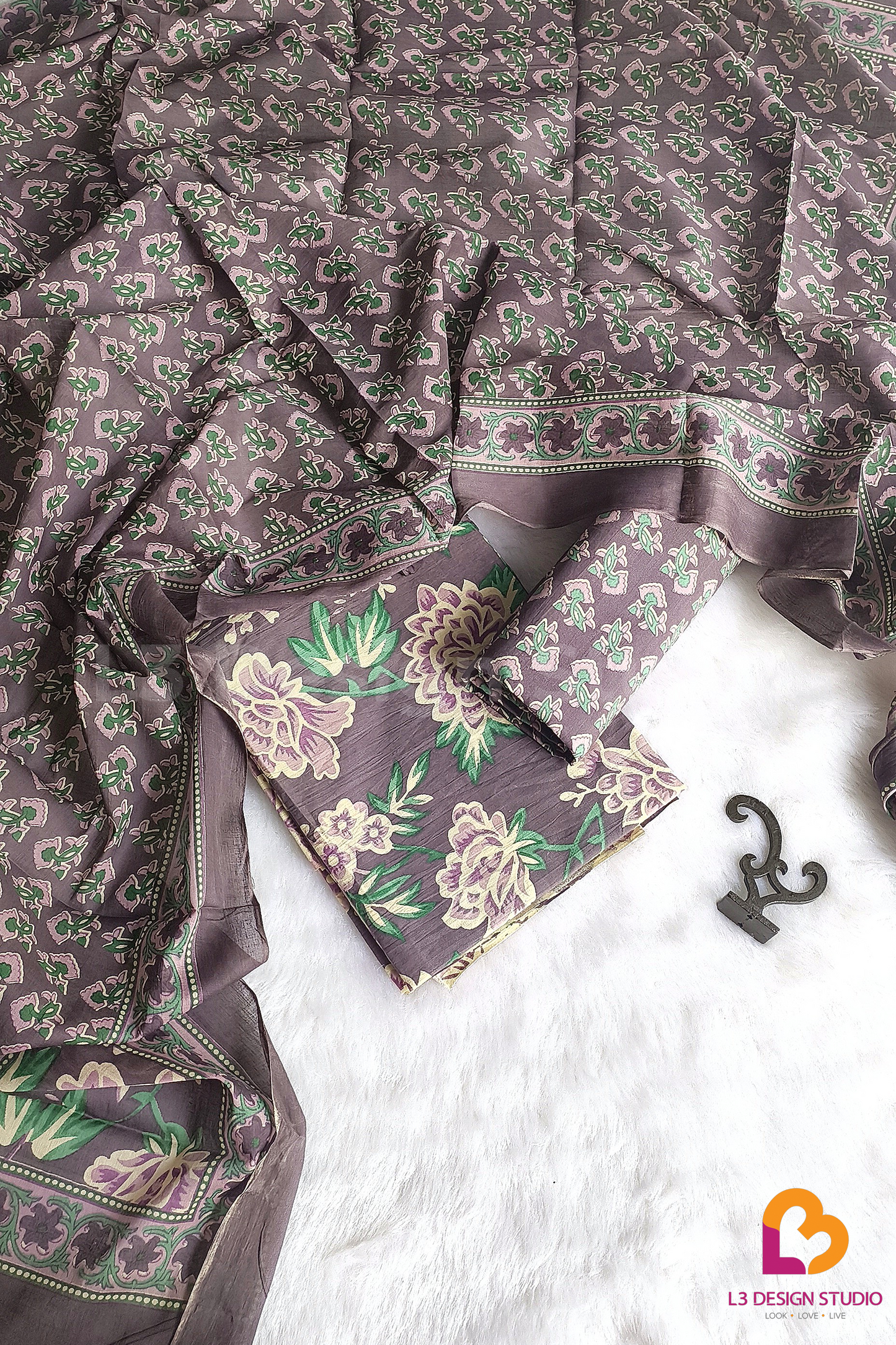 3- PIECE COTTON SUIT SET