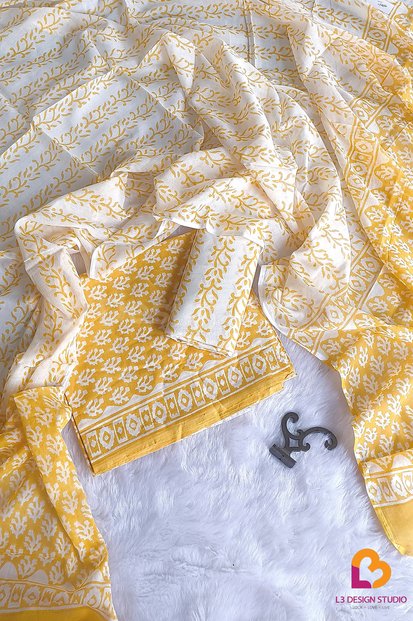 3-PIECE COTTON SUIT SET