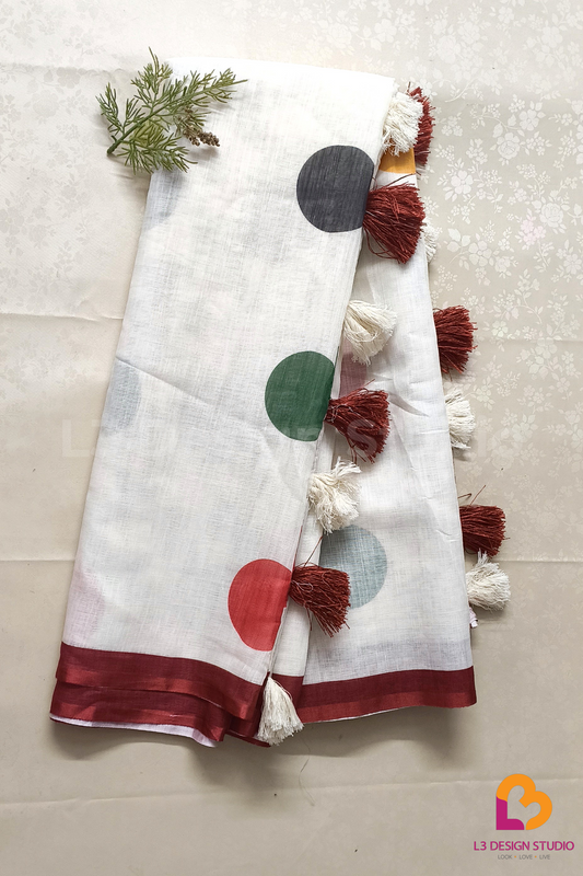 LINEN SAREE