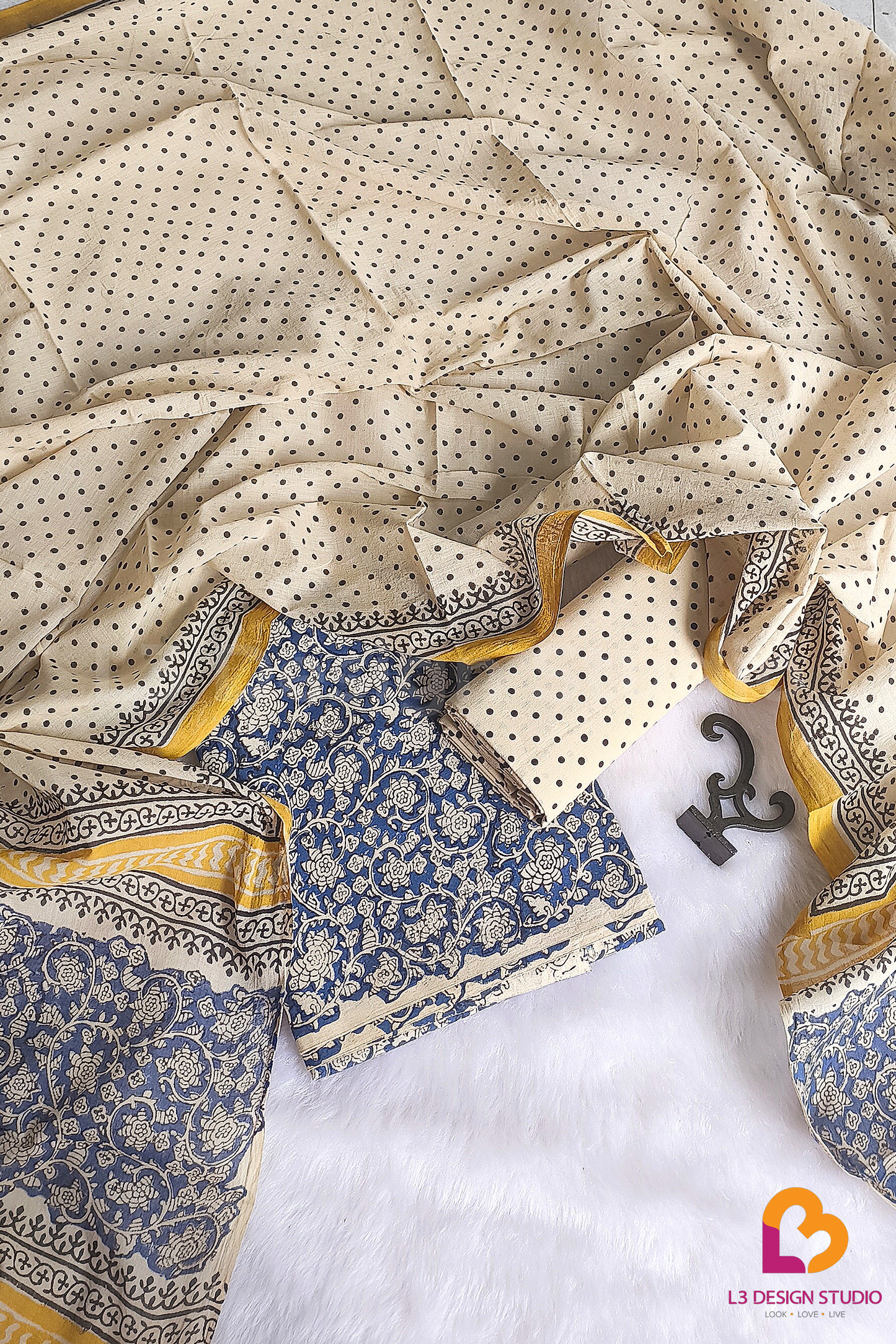 3- PIECE COTTON SUIT SET