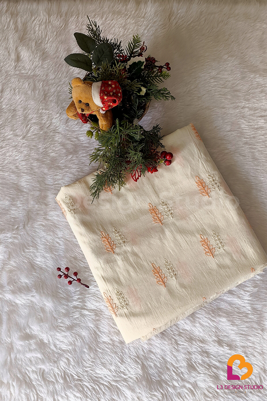 3 Meters Dyeable 100% Cotton Fabric for Creative Projects – Versatile and Soft