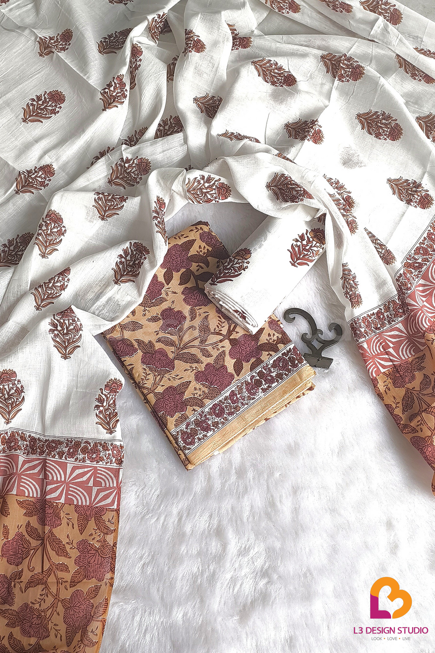 3- PIECE COTTON SUIT SET