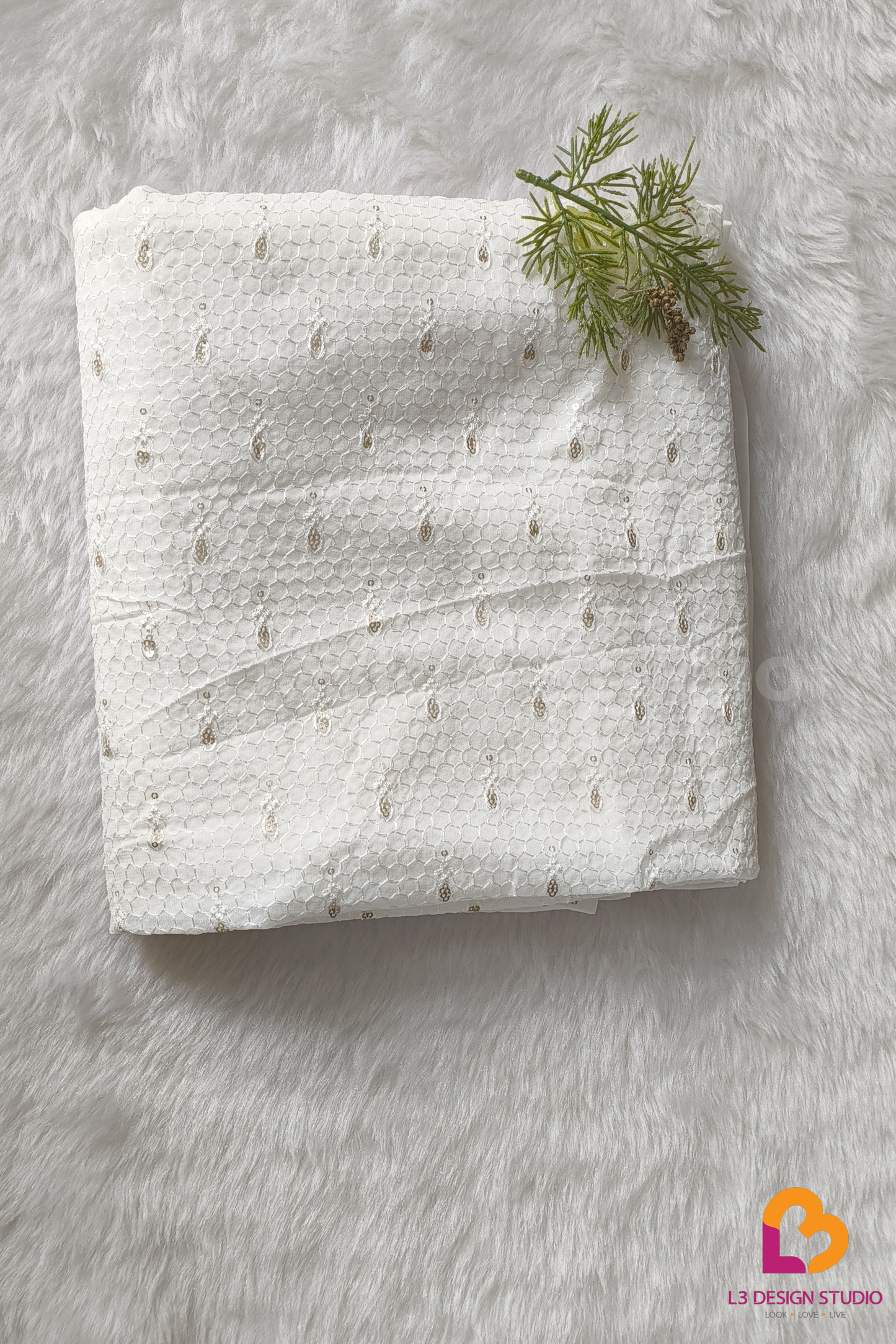 3 METER DYEABLE GEORGETTE FABRIC