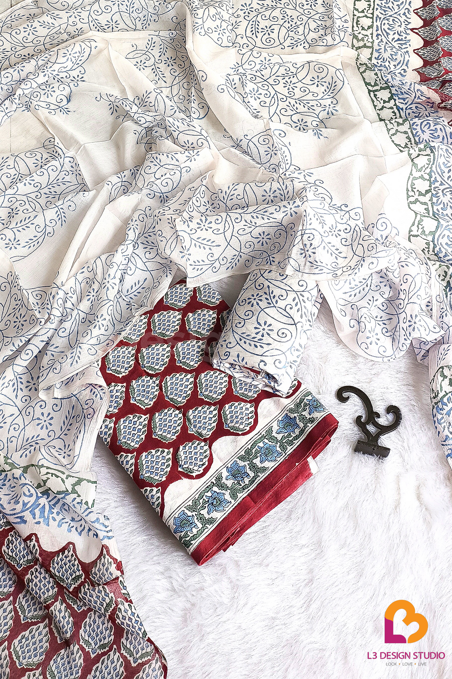 3-PIECE COTTON SUIT SET