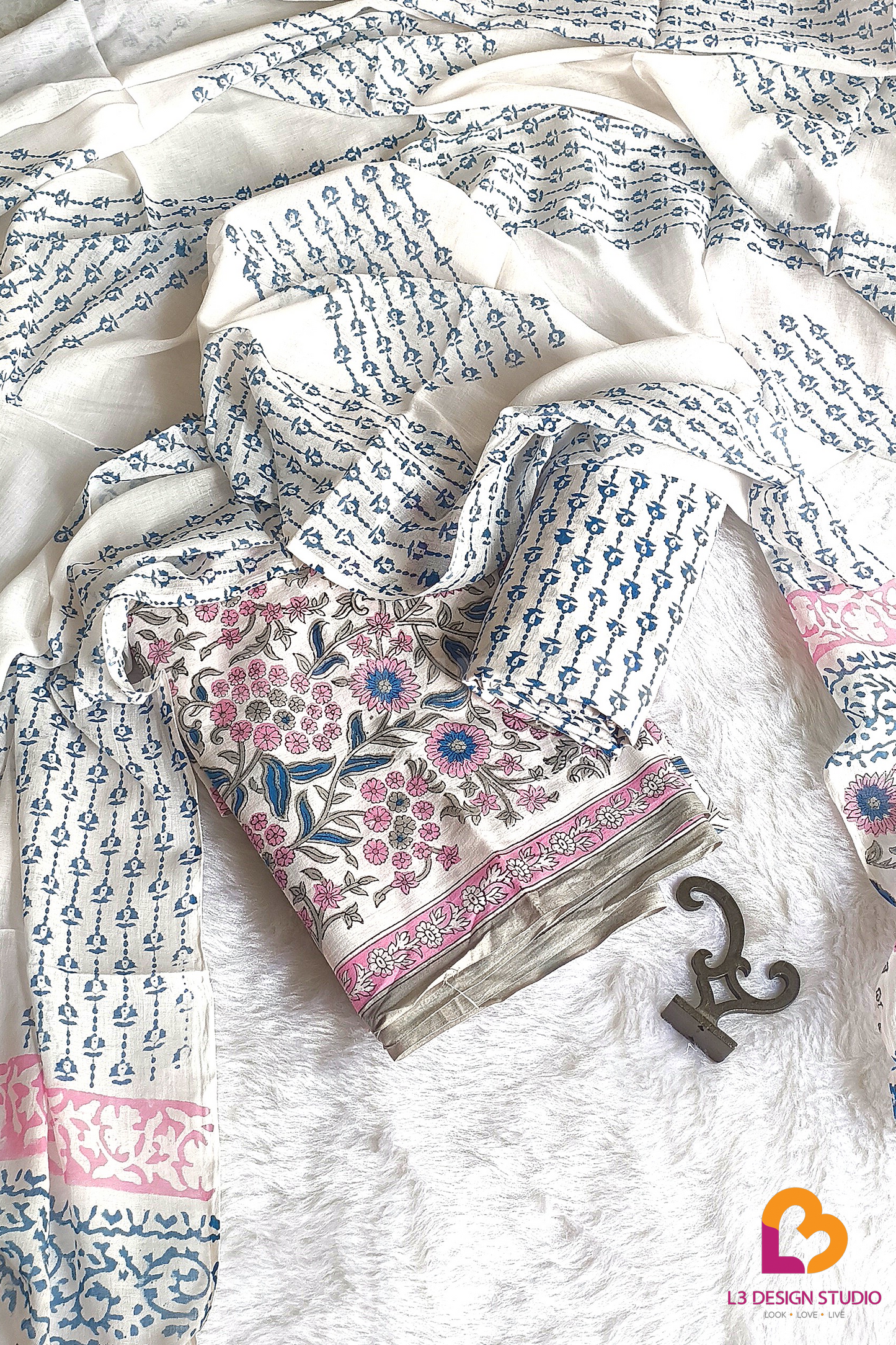 3-PIECE COTTON SUIT SET
