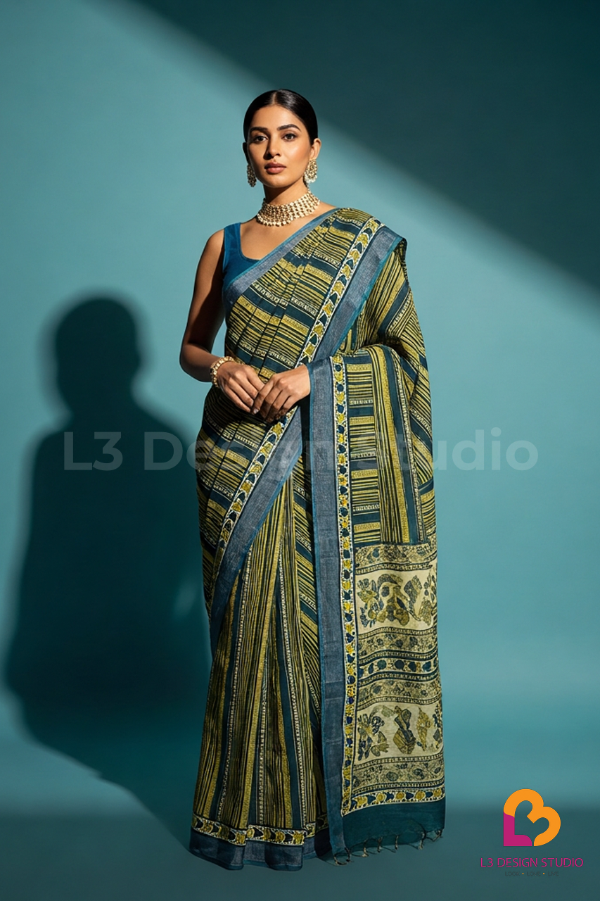Linen Cotton Sarees