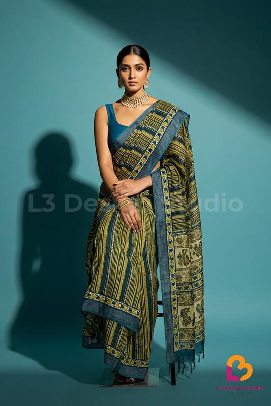 Linen Cotton Sarees